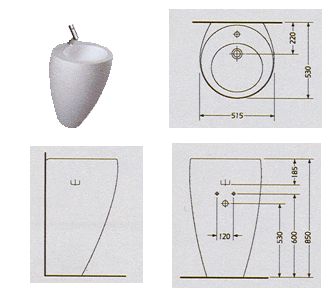 Lavabo Laufen Alessi