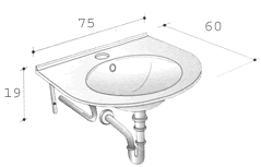 Lavabos Cristal, Lavabos, Bañeras, Sanitarios, Inodoros, Lavabos