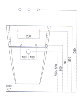 Lavabos Agape 750