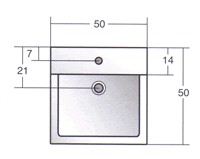 Lavabos Axa Quadro 50