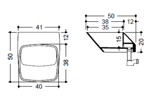 Lavabos Axa 10080