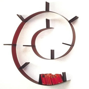 Estante flexible de la POLILLA de Kartell