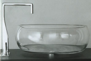 Lavabos Cristal de Antonio Lupi Bubble