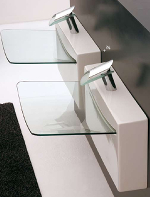 Lavabos Crystal Wall de Art Ceram