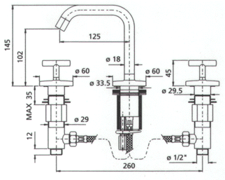 Grifos Zucchetti Isyline