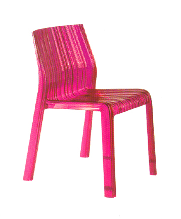 Sillas con volantes de Kartell