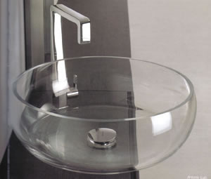 Lavabos Cristal de Antonio Lupi Bubble