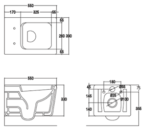 Sanitarios Althea Ceramica Outline