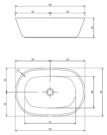 Lavabo Pivot de Antonio Lupi